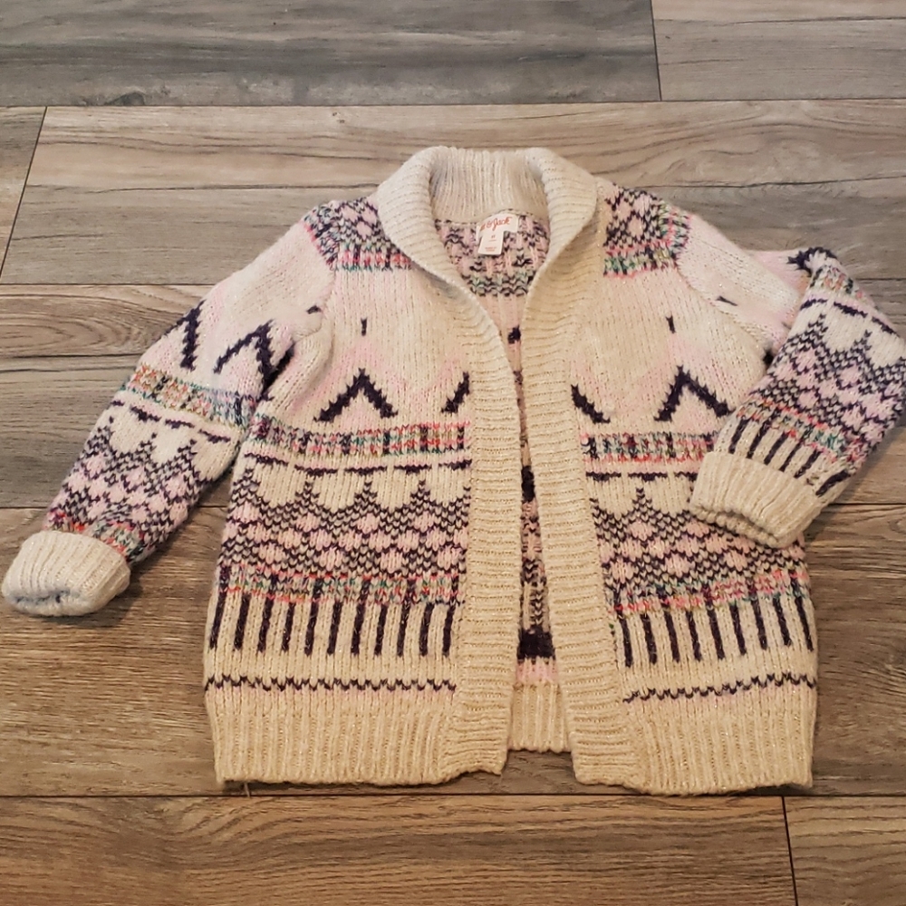 Toddler girl knitted sweater